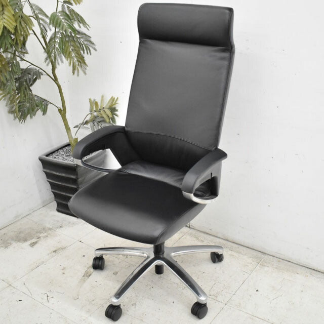 コクヨ フィロソフィー エクストラハイバック 固定肘 ランバーサポート 2023012405【中古オフィス家具】【中古】【商品画像3】
