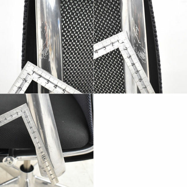 コクヨ フォスター エクストラハイバック 固定肘 ポリッシュ脚 2023020803【中古オフィス家具】【中古】