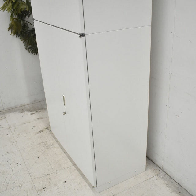 イトーキ シンライン 両開き上下セットユニット書庫 W900 2023022001【中古オフィス家具】【中古】