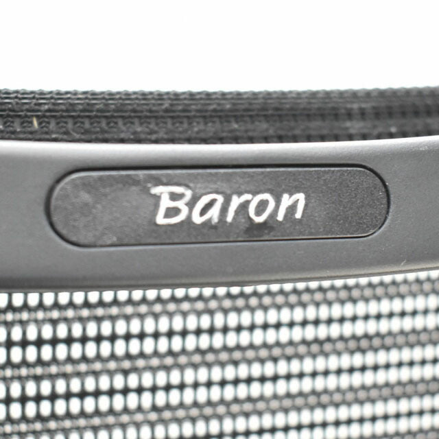 オカムラ バロン 可動肘(肘パット新品) ランバーサポート ハイバック ポリッシュ脚 2023031303【中古オフィス家具】【中古】