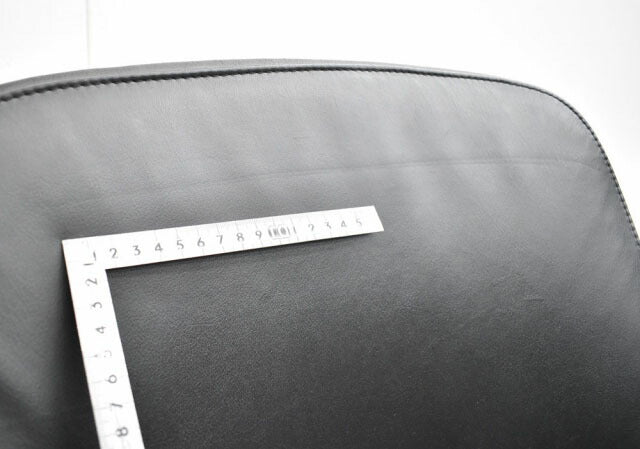 スチールケース リープV2 USモデル 可動肘付 ランバーサポート 革張り アルミポリッシュ 2023032002【中古オフィス家具】【中古】