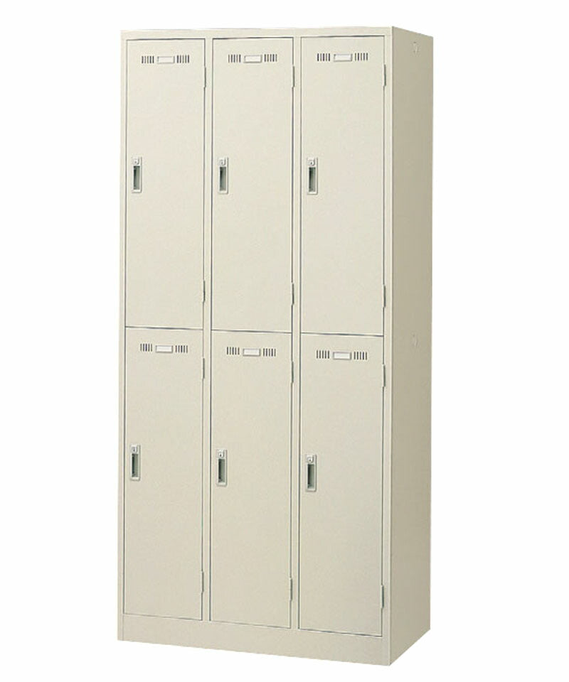 【配送料金見積もり対応となります】生興 SEIKO SLKロッカー シリンダー錠タイプ(2段型) 6人用ロッカー【新品商品】【代引き不可】