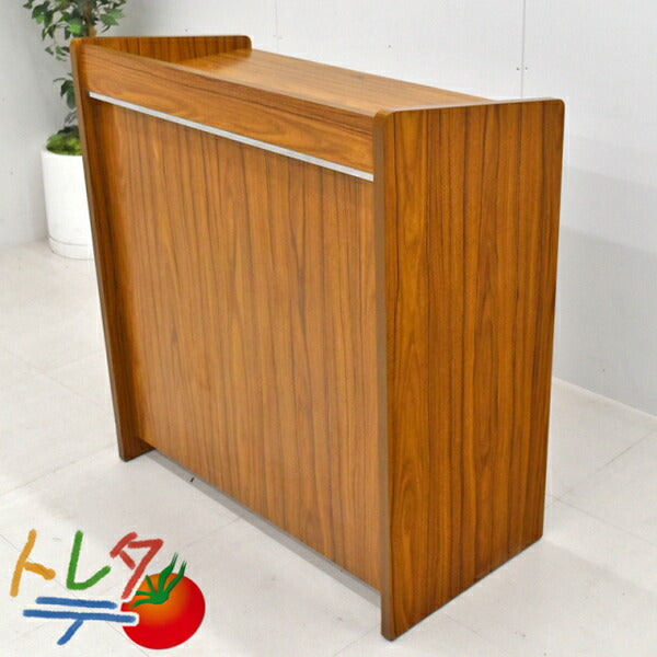 イトーキ 演台 オーク W900 2017031403【中古オフィス家具】【中古】