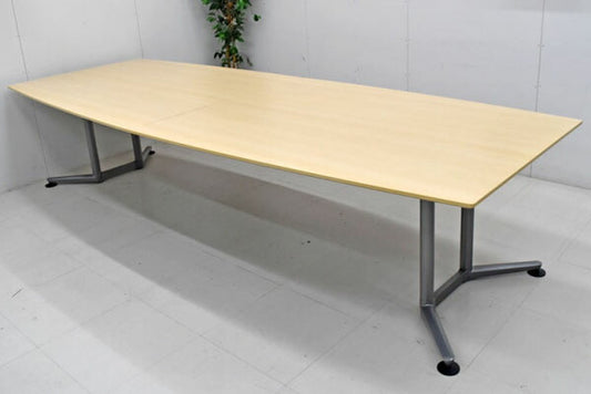 オカムラ ラティオ ミーティングテーブル W3200 2017120907【中古オフィス家具】【中古】