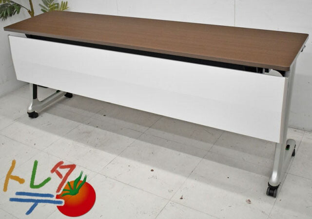 イトーキ コンシア フラップテーブル サイドスタック W1800 2019052901【中古オフィス家具】【中古】