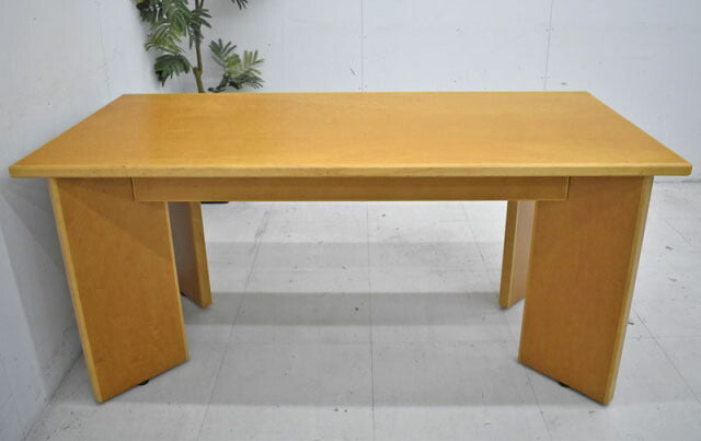 オカムラ 高級会議テーブル W1600 2019053103【中古オフィス家具】【中古】