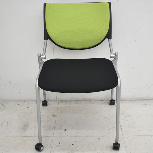 オカムラ  ミーティングチェア プロスタック 2019081702【中古オフィス家具】【中古】