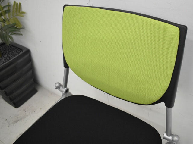 オカムラ  ミーティングチェア プロスタック 2019081702【中古オフィス家具】【中古】