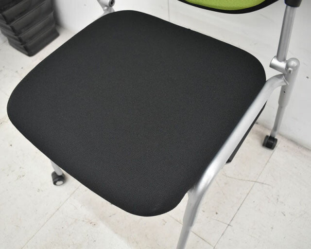 オカムラ  ミーティングチェア プロスタック 2019081702【中古オフィス家具】【中古】