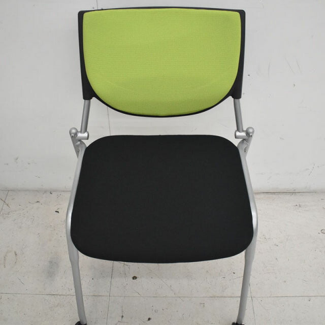 オカムラ  ミーティングチェア プロスタック 2019081702【中古オフィス家具】【中古】