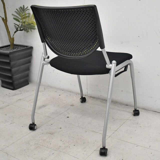 オカムラ  ミーティングチェア プロスタック 2019081702【中古オフィス家具】【中古】