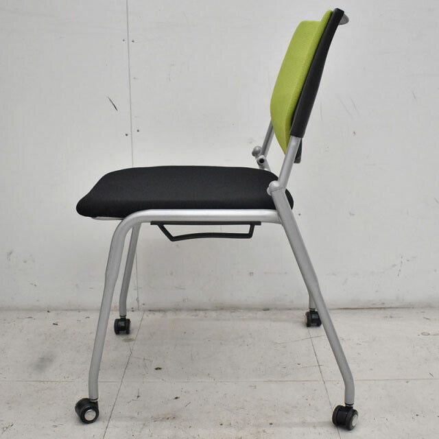 オカムラ  ミーティングチェア プロスタック 2019081702【中古オフィス家具】【中古】