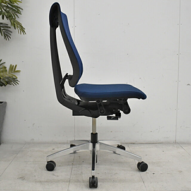 イトーキ セレーオ 肘なし ネイビーブルー 2020030503【中古オフィス家具】【中古】