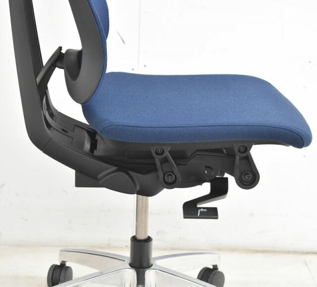 イトーキ セレーオ 肘なし ネイビーブルー 2020062604【中古オフィス家具】【中古】