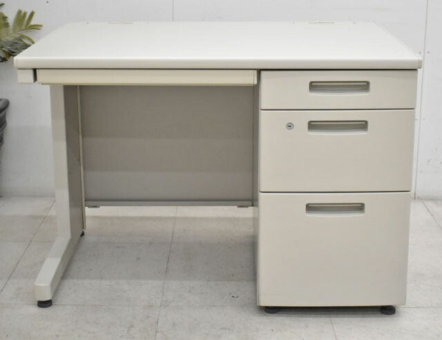 コクヨ BS107 片袖机 W1000 2020062607【中古オフィス家具】【中古】