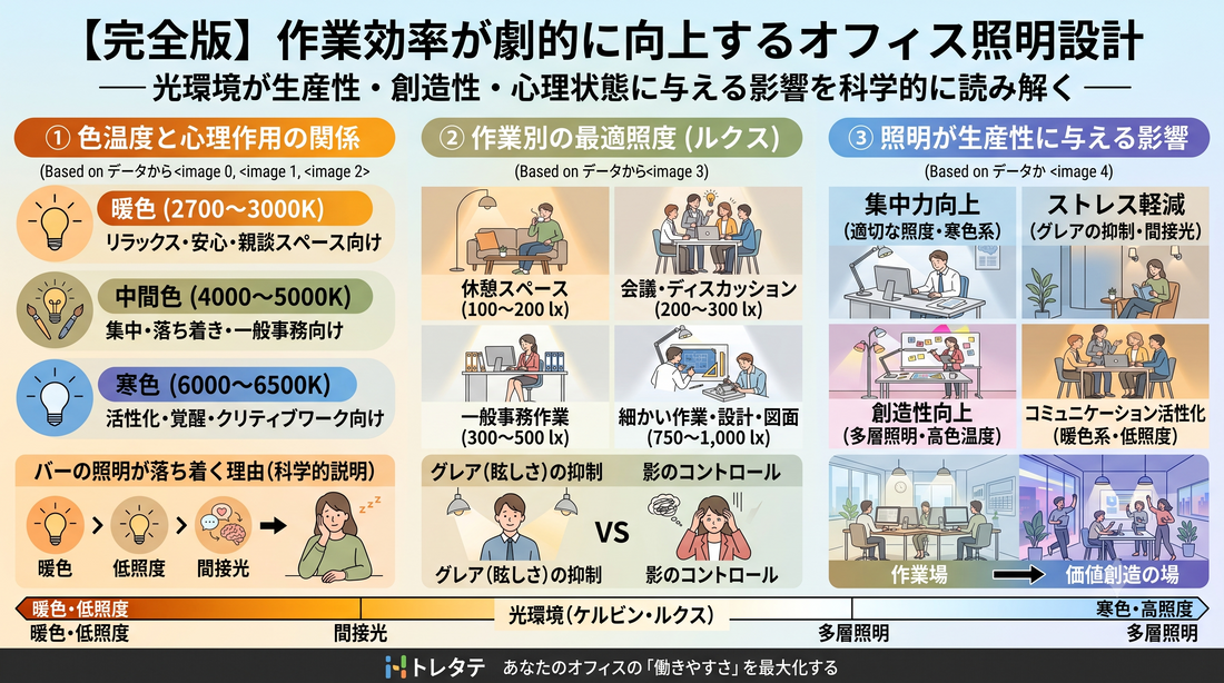 【完全版】作業効率が劇的に向上するオフィス照明設計