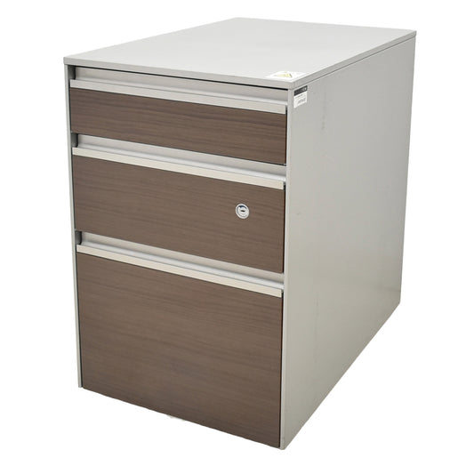 【中古】イトーキ　インクルード　３段ワゴン　幅395　2025102403【中古オフィス家具】