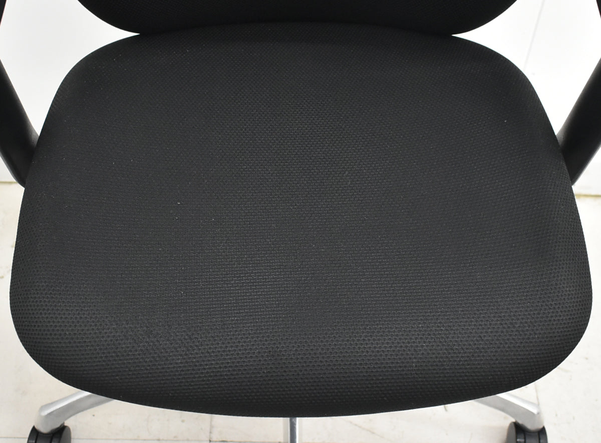 【中古】オカムラ　シルフィー　ハイバック　可動肘　バックカーブアジャスト　前傾機能　ポリッシュ　2025102701【中古オフィス家具】