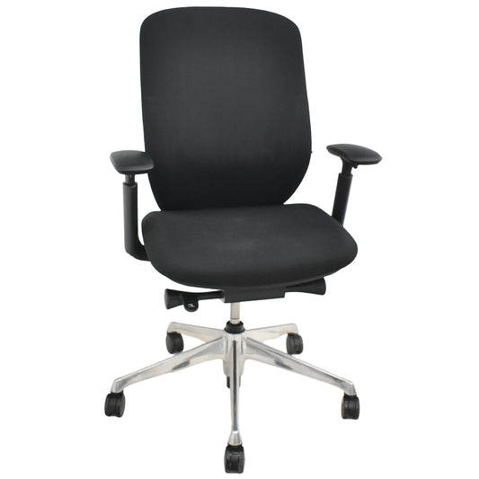 【中古】オカムラ　シルフィー　ハイバック　可動肘　バックカーブアジャスト　前傾機能　ポリッシュ　2025102701【中古オフィス家具】