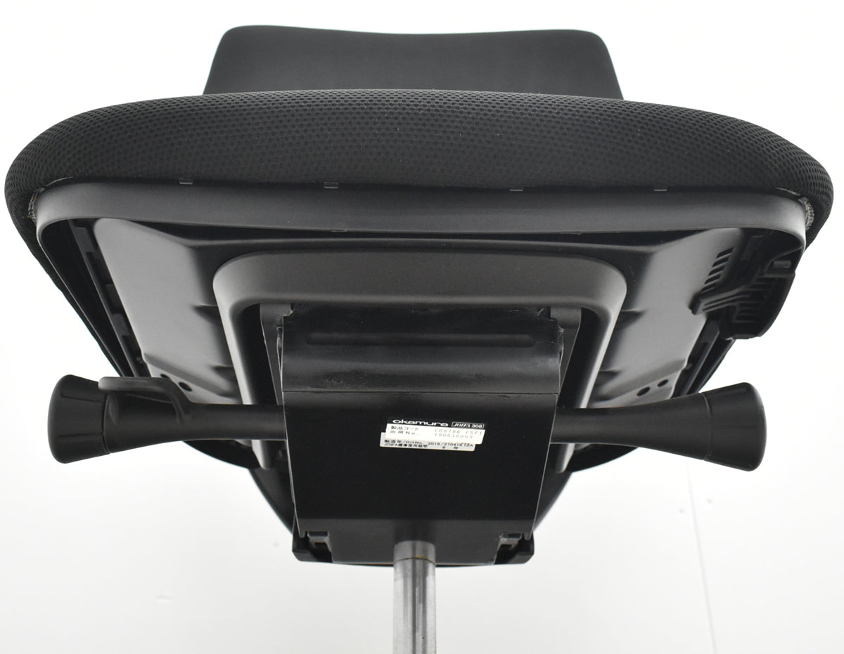 中古】オカムラ シルフィー ハイバック 肘なし バックカーブアジャスト