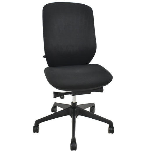 【中古】オカムラ　シルフィー　ハイバック　肘なし　バックカーブアジャスト　前傾機能　2025102702【中古オフィス家具】