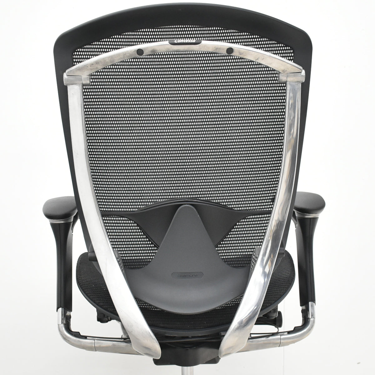 【中古】オカムラ　コンテッサ　可動肘　ランバーサポート　ポリッシュ　2025102704【中古オフィス家具】