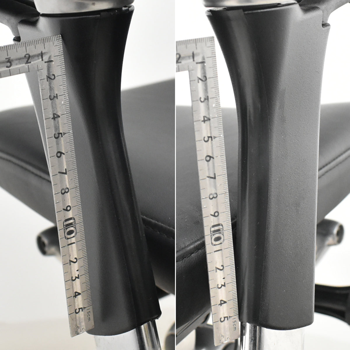 【中古】オカムラ　コンテッサ　可動肘　ランバーサポート　ポリッシュ　革張り　2025102706【中古オフィス家具】