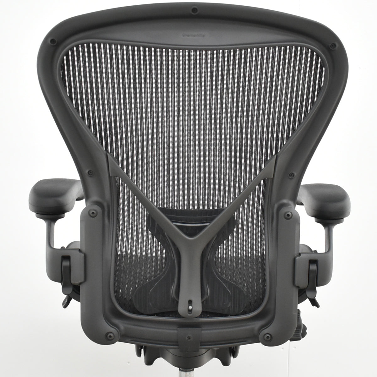 【中古】ハーマンミラー　アーロンチェア　Bサイズ　フル装備　ポスチャーフィット　肘レバータイプ（肘パッド新型）　2025102804【中古オフィス家具】