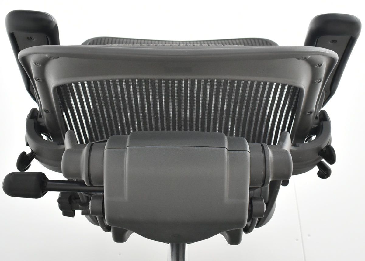 【中古】ハーマンミラー　アーロンチェア　Bサイズ　フル装備　ポスチャーフィット　昇降ガス新品交換済　2025102805【中古オフィス家具】