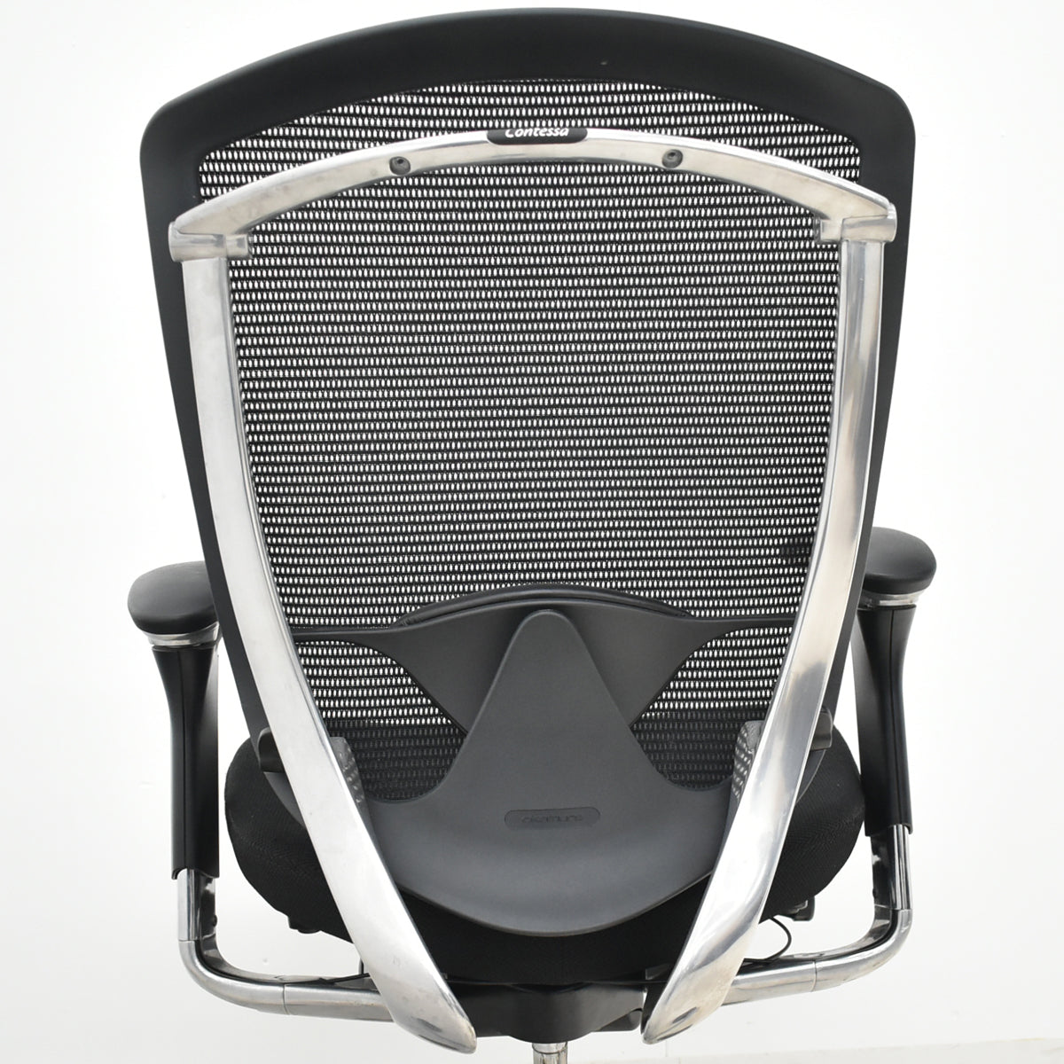 【中古】オカムラ　コンテッサ　可動肘（肘パッド新品）ランバーサポート　ポリッシュ　2025102902【中古オフィス家具】