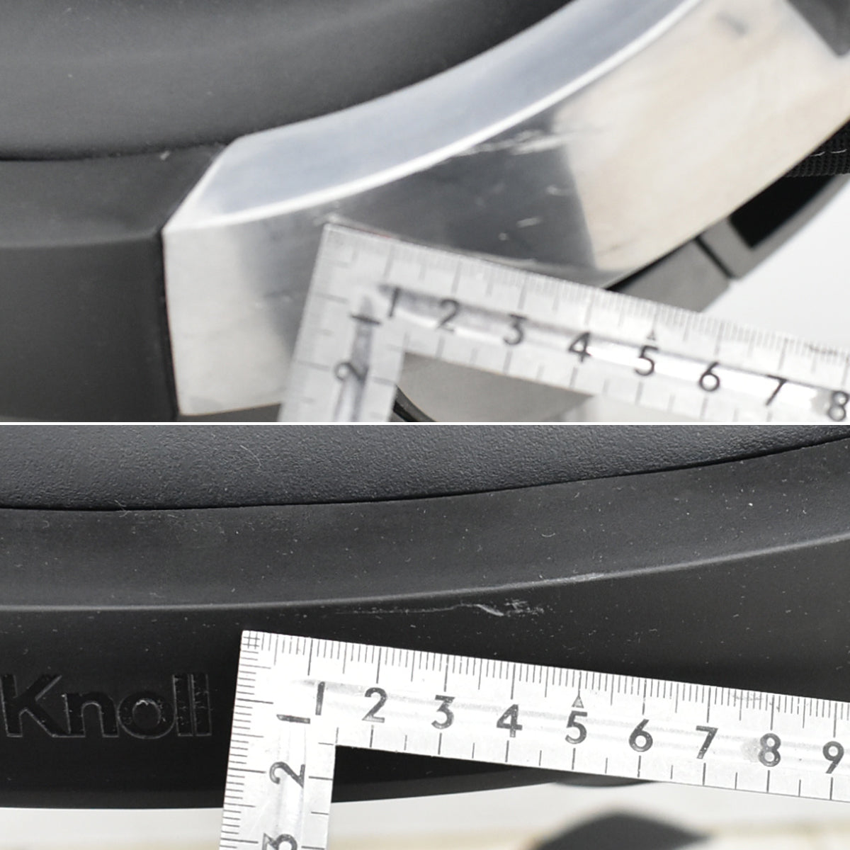 【中古】Knoll　ジェネレーション　可動肘（ハイパフォーマンス肘）ブラック脚　2025102905【中古オフィス家具】