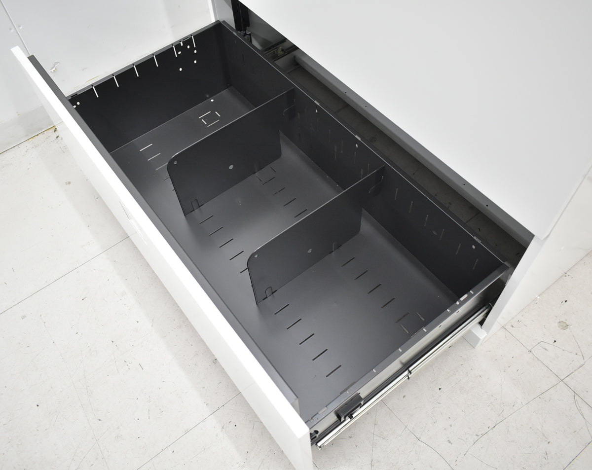 【中古】オカムラ　レクトライン　３段ラテラルキャビネット　天板付　幅900　2025110404【中古オフィス家具】