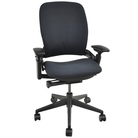 【中古】スチールケース　リープＶ２　可動肘　ランバーサポート　2025110405【中古オフィス家具】