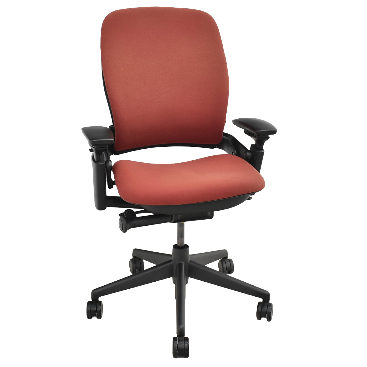 【中古】スチールケース　リープＶ２　可動肘　ランバーサポート　2025110406【中古オフィス家具】