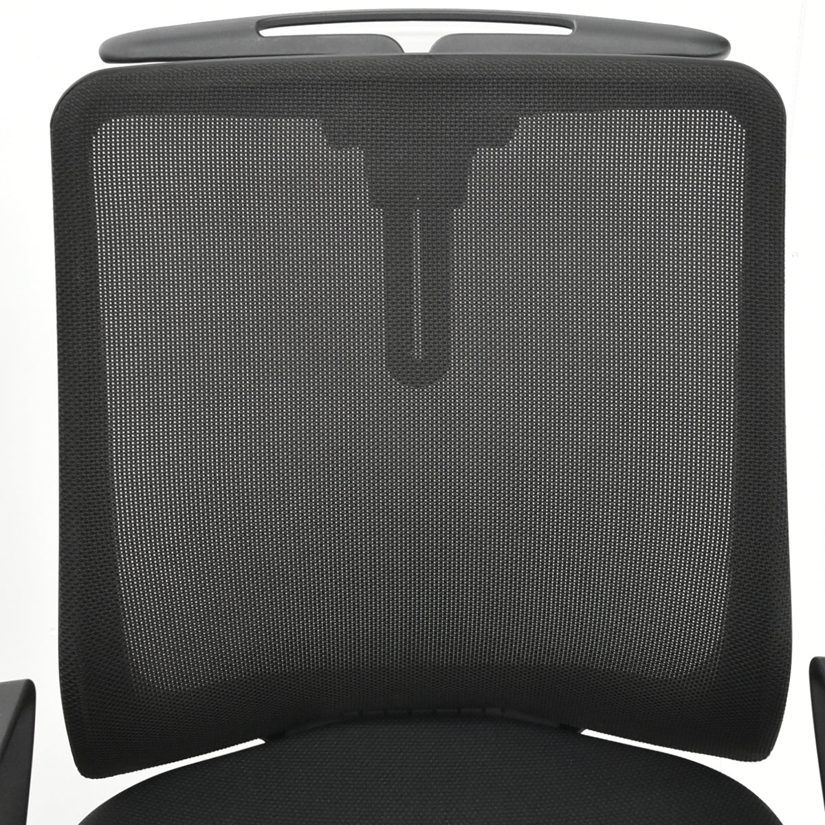 【中古】オカムラ　フルーエントチェア　ローバック　固定肘　ハンガー　2019年製　2025110501【中古オフィス家具】