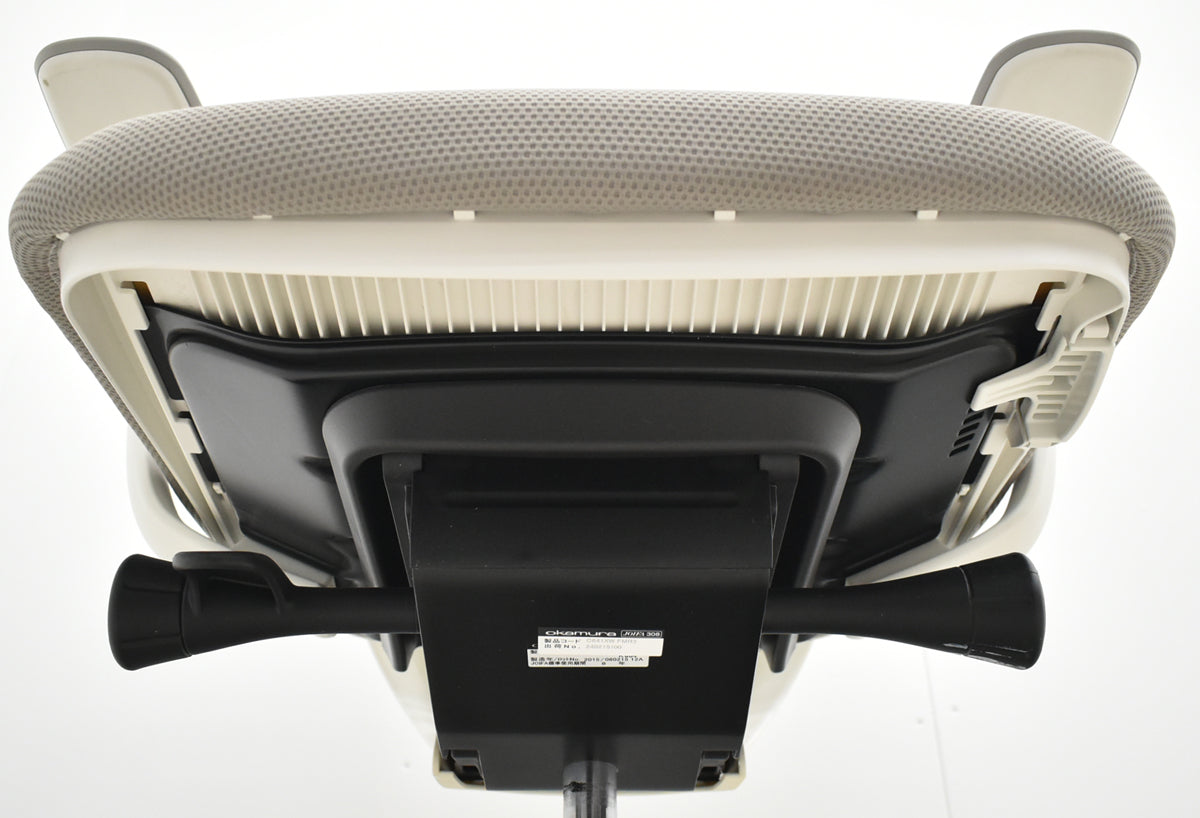 【中古】オカムラ　シルフィー　ローバック　固定肘　前傾機能　バックカーブアジャスト　2025110502【中古オフィス家具】