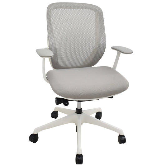 【中古】オカムラ　シルフィー　ローバック　固定肘　前傾機能　バックカーブアジャスト　2025110502【中古オフィス家具】