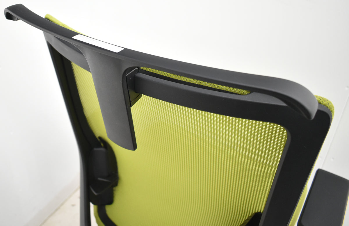 【中古】イトーキ　ミレッザ　ハイバック　可動肘　オートマチックランバーテンション　シルバー脚　2019年製　2025110504【中古オフィス家具】