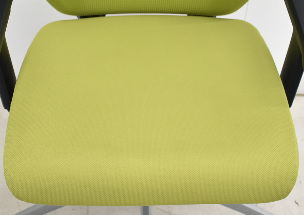 【中古】イトーキ　ミレッザ　ハイバック　可動肘　オートマチックランバーテンション　シルバー脚　2019年製　2025110504【中古オフィス家具】