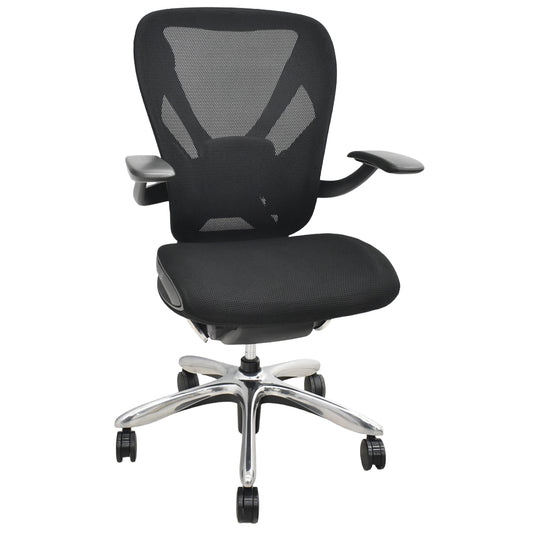 【中古】イナバ　エクセア　可動肘　エアランバーサポート　ポリッシュ　2025110604【中古オフィス家具】