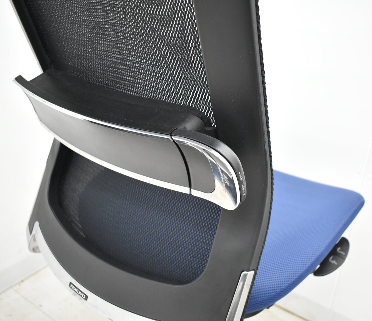 【中古】コクヨ　エアフォート　肘なし　エアランバーサポート　ポリッシュ　2025110605【中古オフィス家具】