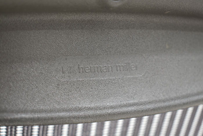 ハーマンミラー　Hermanmilller アーロンチェア　フル装備　Bサイズ　ランバーサポート　2023062605【中古オフィス家具】【中古】