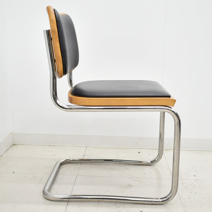 中古】KNOLL チェスカチェア マルセルブロイヤーコレクション ブラック 2024111102【中古オフィス家具】 – 中古オフィス家具 トレタテ