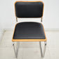 【中古】KNOLL　チェスカチェア　マルセルブロイヤーコレクション　ブラック　2024111103【中古オフィス家具】