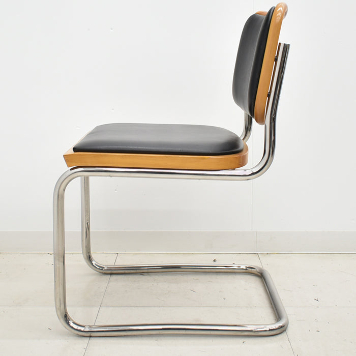 中古】KNOLL チェスカチェア マルセルブロイヤーコレクション ブラック 2024111103【中古オフィス家具】 – 中古オフィス家具 トレタテ