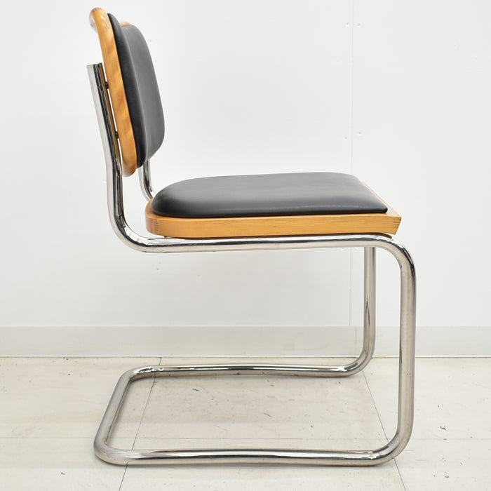 中古】KNOLL チェスカチェア マルセルブロイヤーコレクション ブラック 2024111103【中古オフィス家具】 – 中古オフィス家具 トレタテ