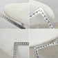【中古】アダル　リンクチェア　ホワイト　革張り　２脚セット　2025012801【中古オフィス家具】