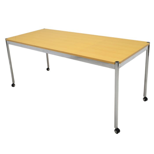 【中古】USM Haller　ハラーテーブル　キャスター付　幅1750　2025050804【中古オフィス家具】