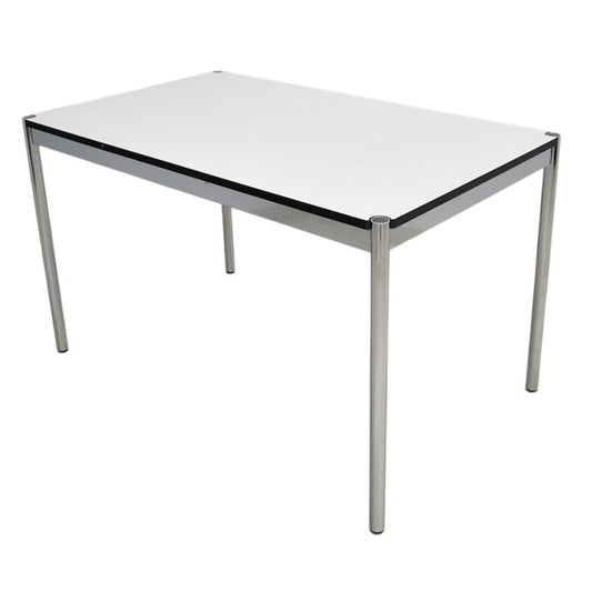 【中古】 USM Haller　ハラーテーブル　ホワイト　幅1250　2025050901【中古オフィス家具】