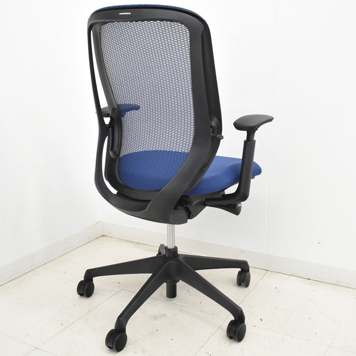 中古】オカムラ シルフィー ハイバック 可動肘 バックカーブ